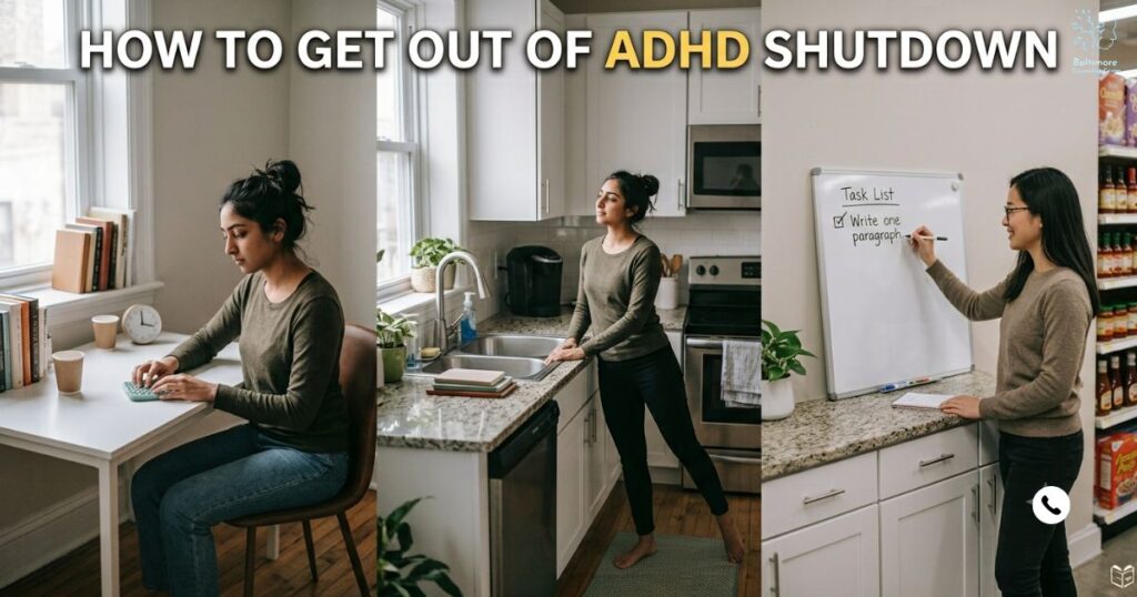 How to Get Out of ADHD Shutdown